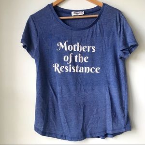 Mothers of the Resistance blue T-shirt